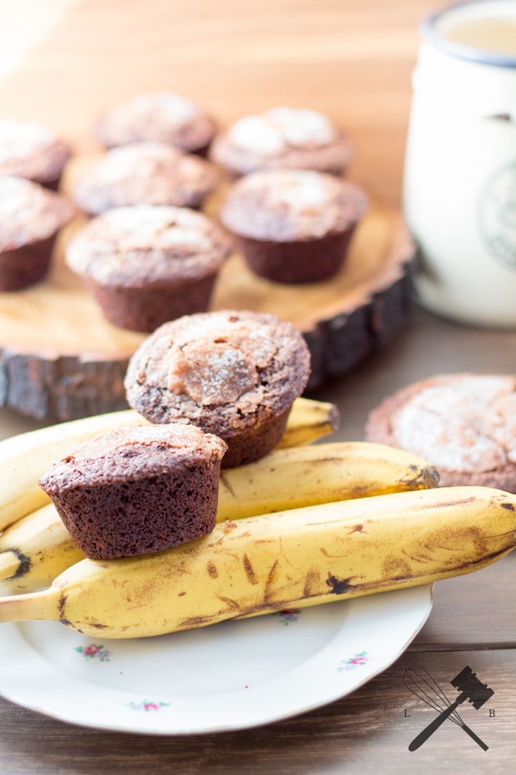 [Family Sunday] Bananen und Schokolade Crinkle Muffins - Unscheinbar ...