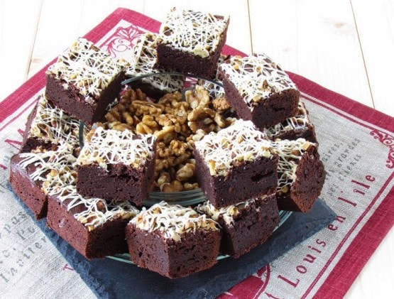 [Family Sunday] Sahne Brownies mit Nüssen - Brownie-Time - Law of Baking