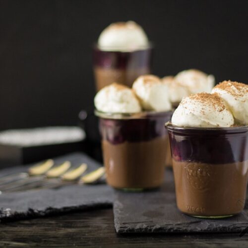 Schwarzwälder Kirsch Pots de creme