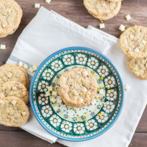Cookies mit weißer Schokolade