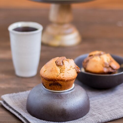 Erdnussbutter Muffins